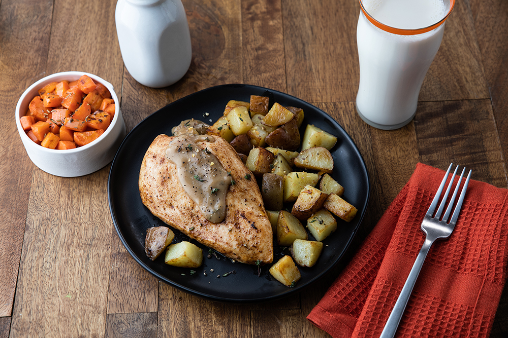 Chicken, Gravy and Potatoes
