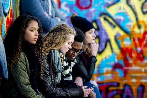 Group of high school students.